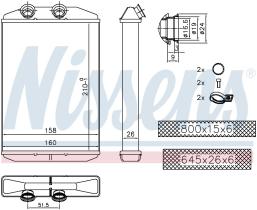 Nissens 73344 - CALEFACTOR NISSAN NV 400 (M20) (10-