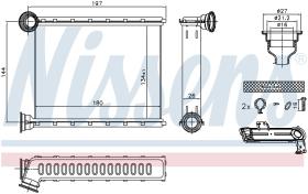 Nissens 73345 - CALEFACTOR RENAULT LOGAN II(12-)0.9