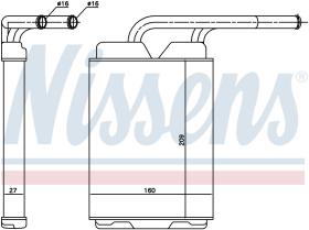 Nissens 73349 - CALEFACTOR RENAULT TWINGO I(93-)1.0