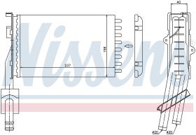 Nissens 73352 - CALEFACTOR RENAULT R 21(86-)1.7 I