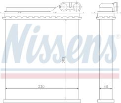 Nissens 73363 - CALEFACTOR RENAULT ESPACE II(91-)2.