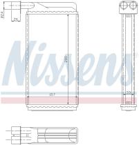 Nissens 73382 - CALEFACTOR SAAB 9000 (84-) 2.0 I 16