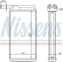 Nissens 73385 - CALEFACTOR SAAB 9000(84-)2.3 I 16V