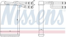 Nissens 73463 - TOYOTA COROLLA 88-92