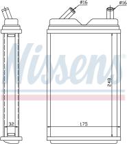 Nissens 73624 - CALEFACTOR VOLVO 960(964.965)(90-)2