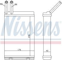 Nissens 73642 - CALEFACTOR VOLVO 960(964.965)(90-)2