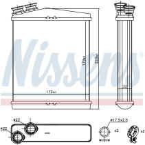 Nissens 73645 - CALEFACTOR RANGE ROVER EVOQUE(LV)(1