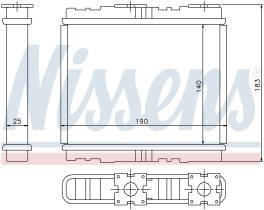 Nissens 73700 - CALEFACTOR NISSAN MAXIMA(J30)(88-)3