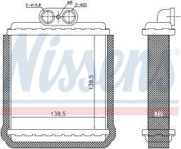 Nissens 73751 - CALEFACTOR SUZUKI VITARA(ET.TA)(88-