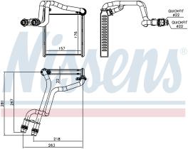 Nissens 73942 - CALEFACTOR VOLKSWAGEN GOLF VI(5K)(0