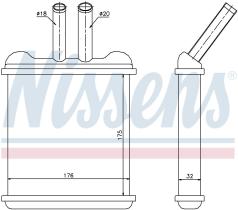 Nissens 76502 - CALEFACTOR ZAZ SENCE(97-)1.3 I