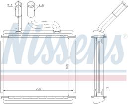 Nissens 76507 - CALEFACTOR DAEWOO REZZO(KLAU)(00-)2