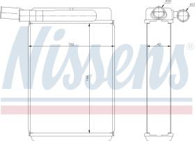 Nissens 77601 - CALEFACTOR HYUNDAI SONATA III(Y3)(9