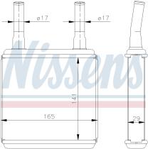 Nissens 77605 - CALEFACTOR HYUNDAI ATOS(MX)(98-)1.0