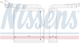 Nissens 77608 - CALEFACTOR HYUNDAI GRACE IV(93-)2.5