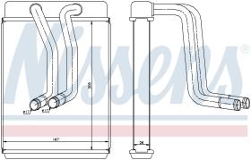 Nissens 77634 - CALEFACTOR HYUNDAI SONATA IV (EF)(9