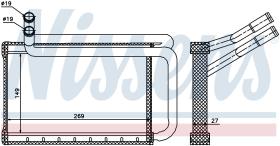 Nissens 77636 - CALEFACTOR HYUNDAI H1(TQ)(07-)2.4 I