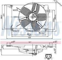  85005 - VENTILADOR OPEL TIGRA A(94-)1.4 I 1