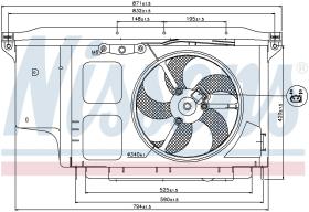  85007 - VENTILADOR PEUGEOT 206(2)(98-)2.0 I