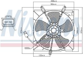  85012 - VENTILADOR TOYOTA AVENSIS(T22#)(97-