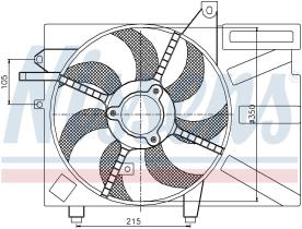  85035 - VENTILADOR HYUNDAI GETZ(TB)(02-)1.6