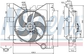  85316 - VENTILADOR CITROEN XSARA(N0.N1.N2)(