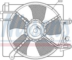 Nissens 85061 - VENTILADOR DAEWOO MATIZ (KLYA) (01-