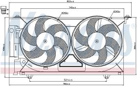  85074 - VENTILADOR CITROEN ZX(N2)(91-)1.9 D