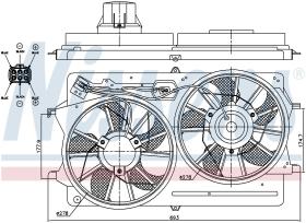 Nissens 85215 - VENTILADOR FORD FOCUS I(CAK)(98-)ST