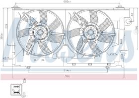 Nissens 85084 - VENTILADOR CITROEN BERLINGO (M)(96-