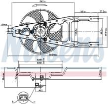  85134 - VENTILADOR FIAT CINQUECENTO(170)(91