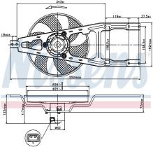  85135 - VENTILADOR FIAT CINQUECENTO(170)(91