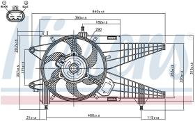  85137 - VENTILADOR FIAT PUNTO II(188)(99-)1