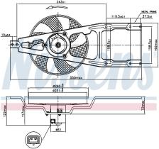  85139 - VENTILADOR FIAT CINQUECENTO(170)(91