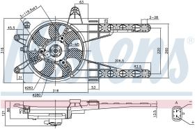  85141 - VENTILADOR FIAT PUNTO I(176)(93-)85