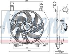 Nissens 85172 - VENTILADOR FORD PUMA(CCE)(97-)1.4 I