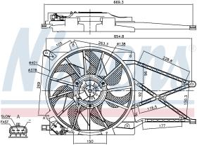  85175 - VENTILADOR OPEL ZAFIRA A(99-)1.7 TD