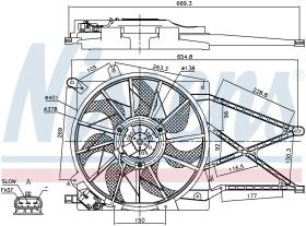 Nissens 85179 - VENTILADOR OPEL ZAFIRA A(99-)1.8 I