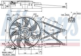  85185 - VENTILADOR OPEL ZAFIRA A(99-)1.6 GA