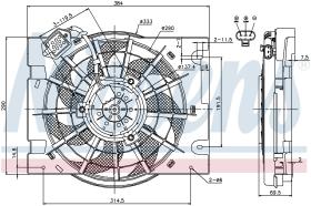  85186 - VENTILADOR OPEL ZAFIRA A(99-)1.8 I