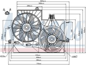 Nissens 85200 - VENTILADOR OPEL MERIVA A(03-)1.7 CD