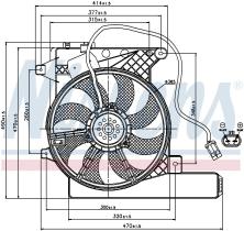 Nissens 85202 - VENTILADOR OPEL MERIVA A(03-)1.7 CD