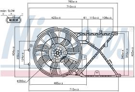 Nissens 85210 - VENTILADOR OPEL VECTRA B(95-)2.2 TD