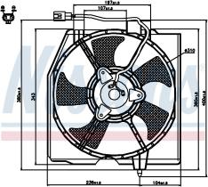  85224 - VENTILADOR MAZDA 323F(BJ)(98-)1.4 I