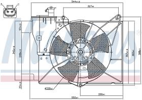  85227 - VENTILADOR TOYOTA YARIS/ECHO I(#P10