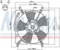  85241 - VENTILADOR TOYOTA RAV 4 II(#A20)(00