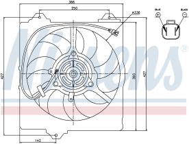  85242 - VENTILADOR TOYOTA RAV 4 II(#A20)(00