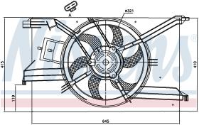  85243 - VENTILADOR OPEL VECTRA C(02-)2.2 I