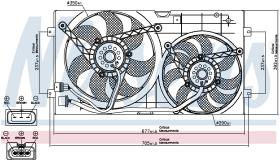  85250 - VENTILADOR VOLKSWAGEN BEETLE (9C1.1