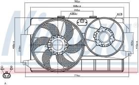 Nissens 85262 - VENTILADOR FORD TRANSIT CONNECT(TC7